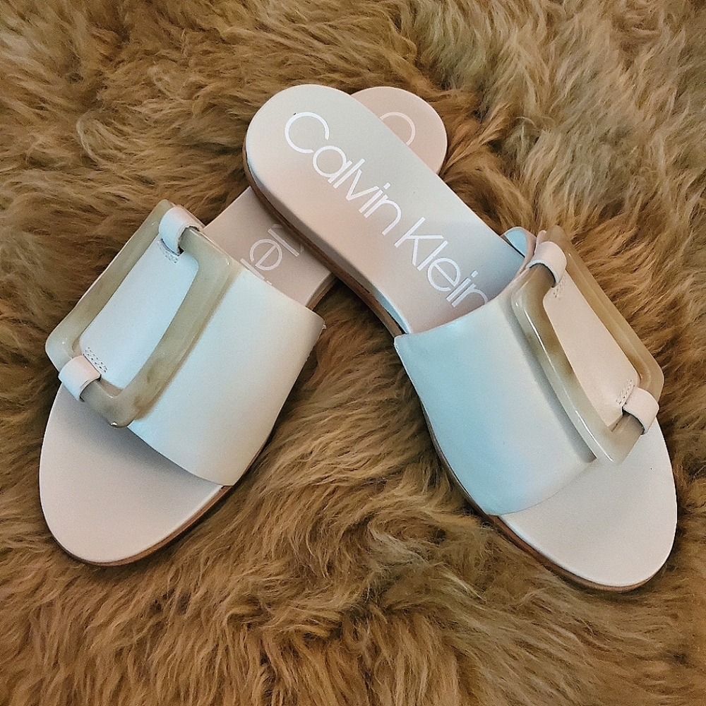 Calvin Klein Slides | New | 8